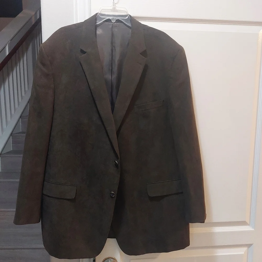 Andrew Fezza Men's Two Button Down Blazer Size 52L